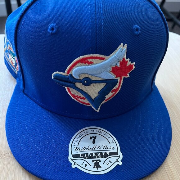 Toronto Blue Jays Mitchell & Ness Liberty Fitted Hat- Multiple Sizes - Picture 3 of 6